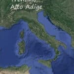 Trentino Alto Adige in a map of Italy
