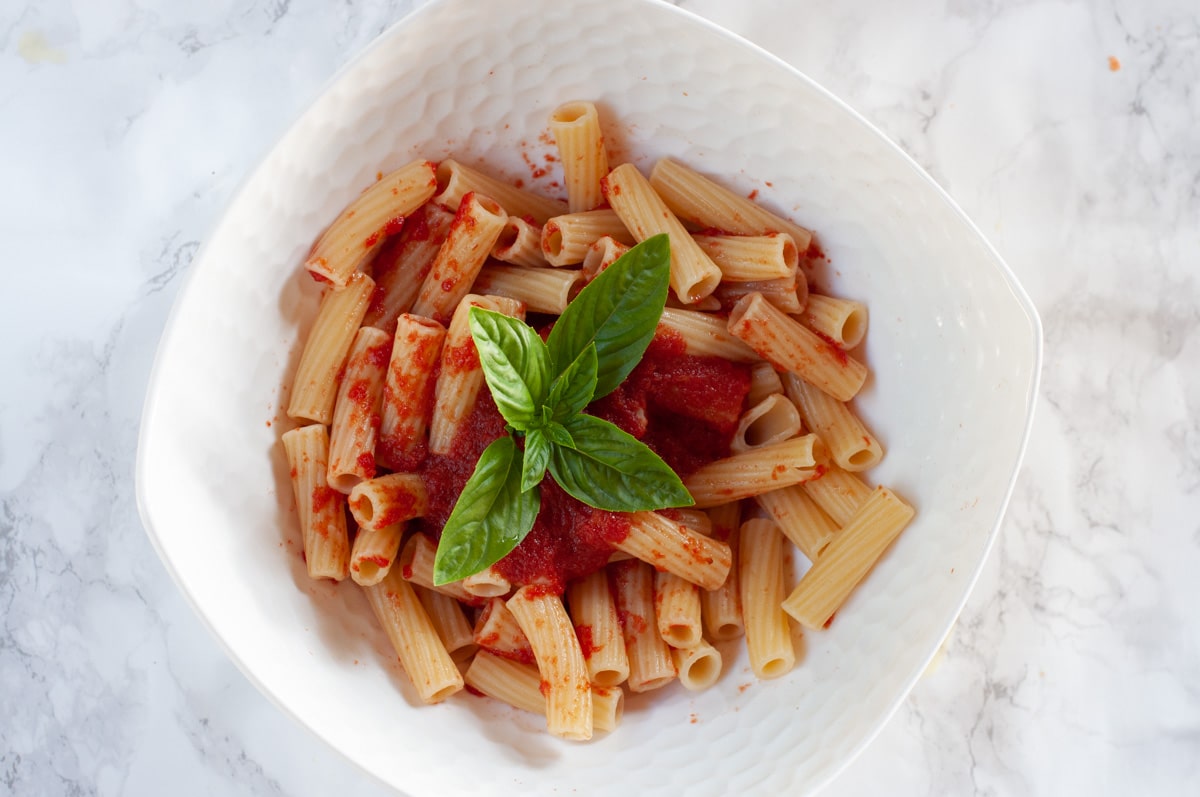 authentic Italian tomato sauce made with Italian staple ingredients