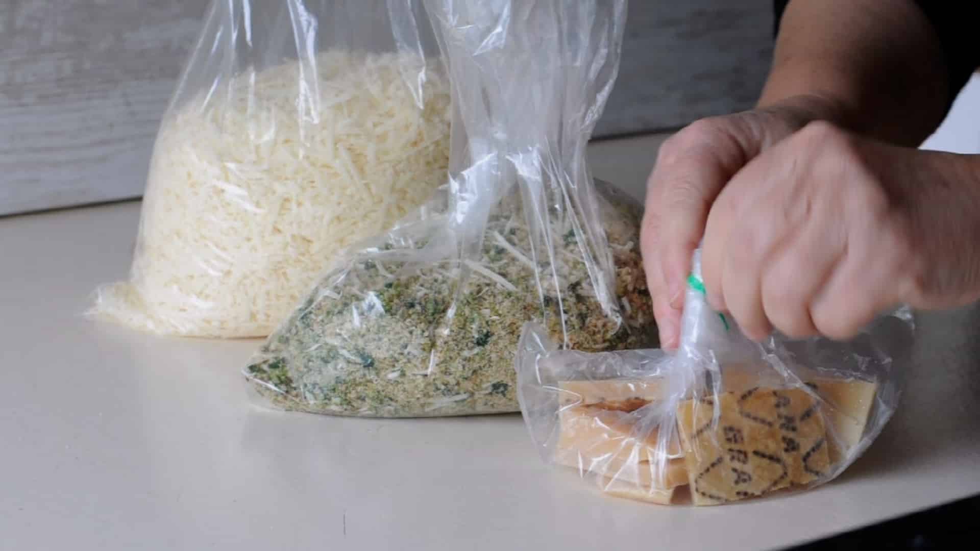 Freeze the Parmesan crust to put in stock or soups