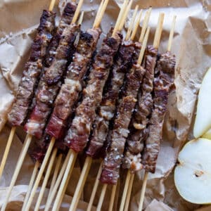 Arrosticini Lamb Or Mutton Skewers Recipe From Abruzzo