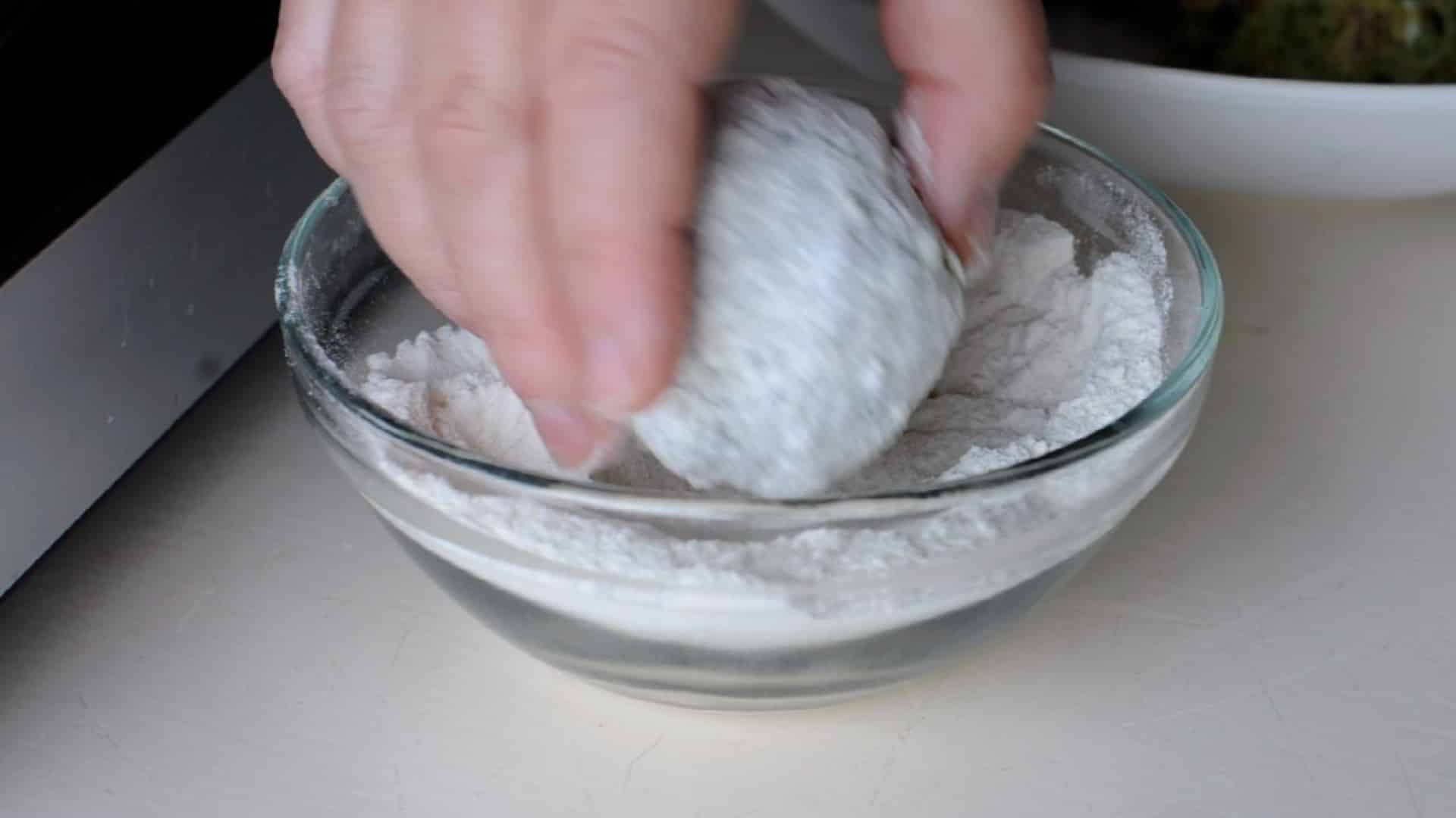 Coat them with flour