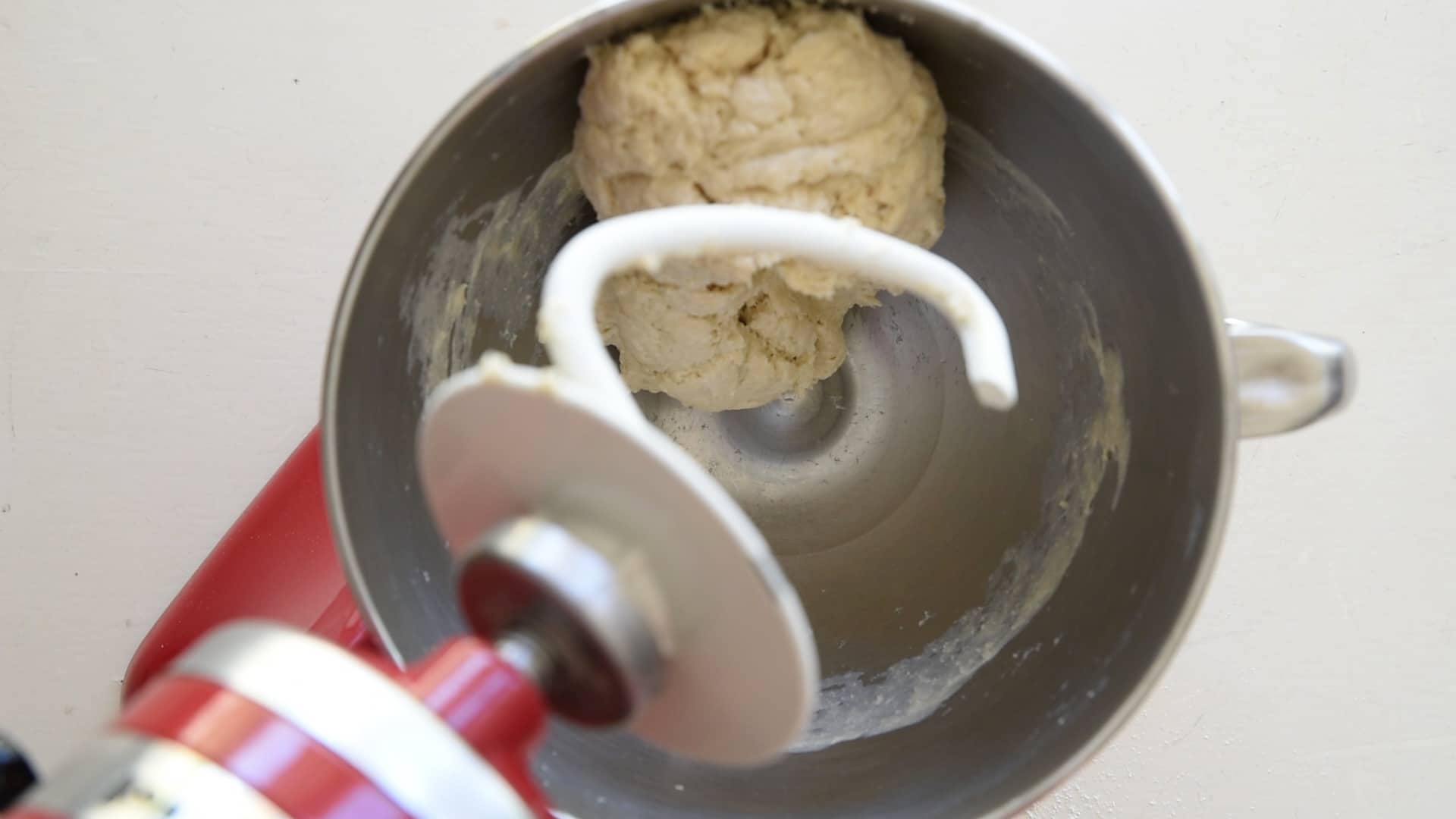 Knead until the dough is smooth and elastic