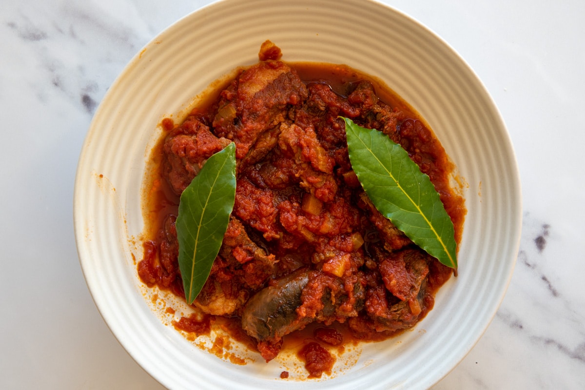 Neapolitan soffritto made with offals