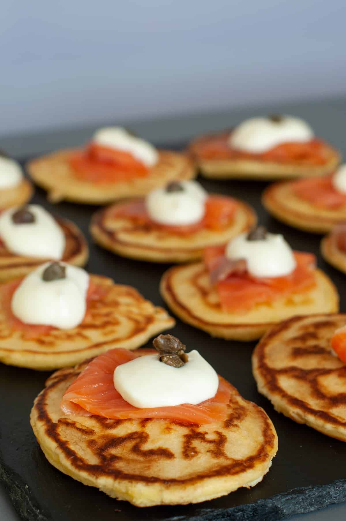 Easy French Russian Blinis Recipe With Smoked Salmon
