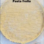 Sweet and savory pasta frolla pin