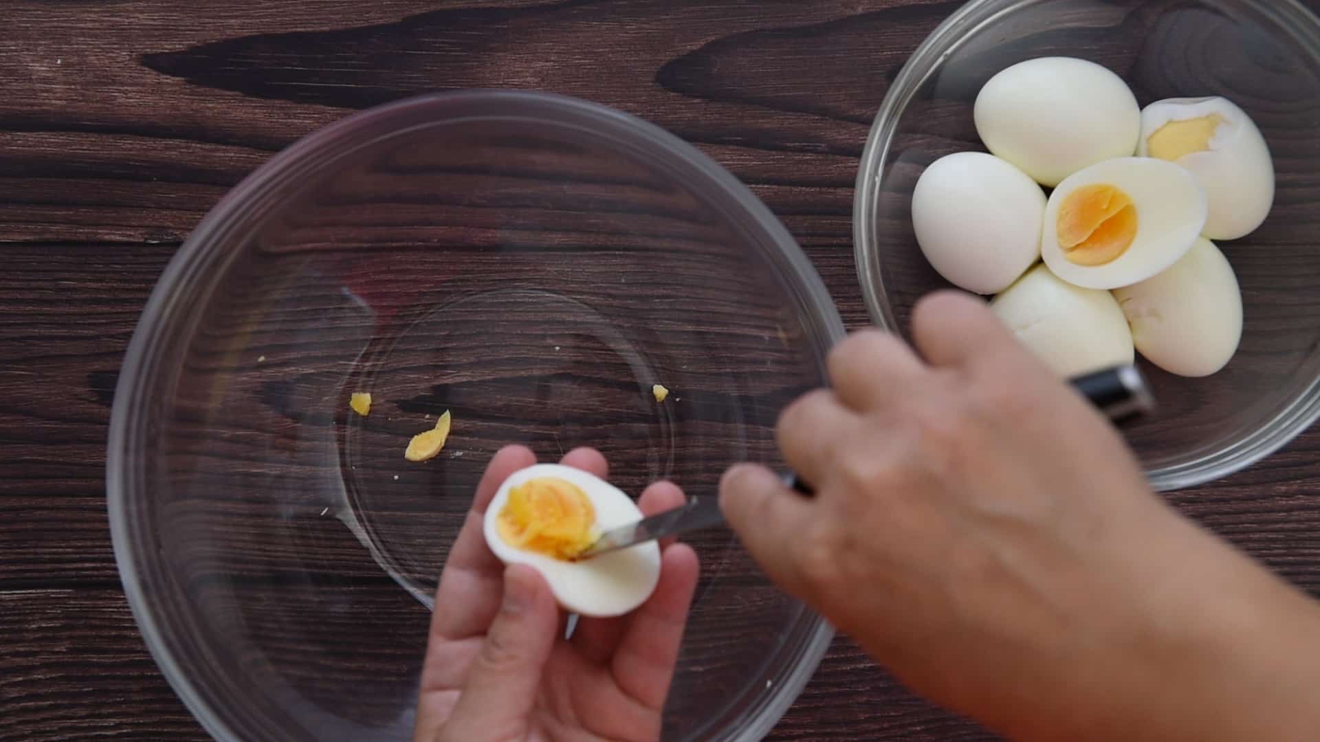remove the yolk