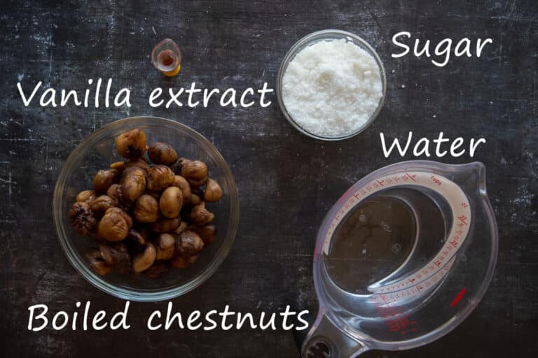 Chestnut Paste Recipe Sweetened and Unsweetened Your Guardian Chef