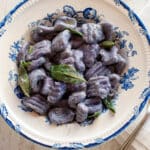 purple potato gnocchi