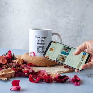 Your Guardian chef mug with QR code