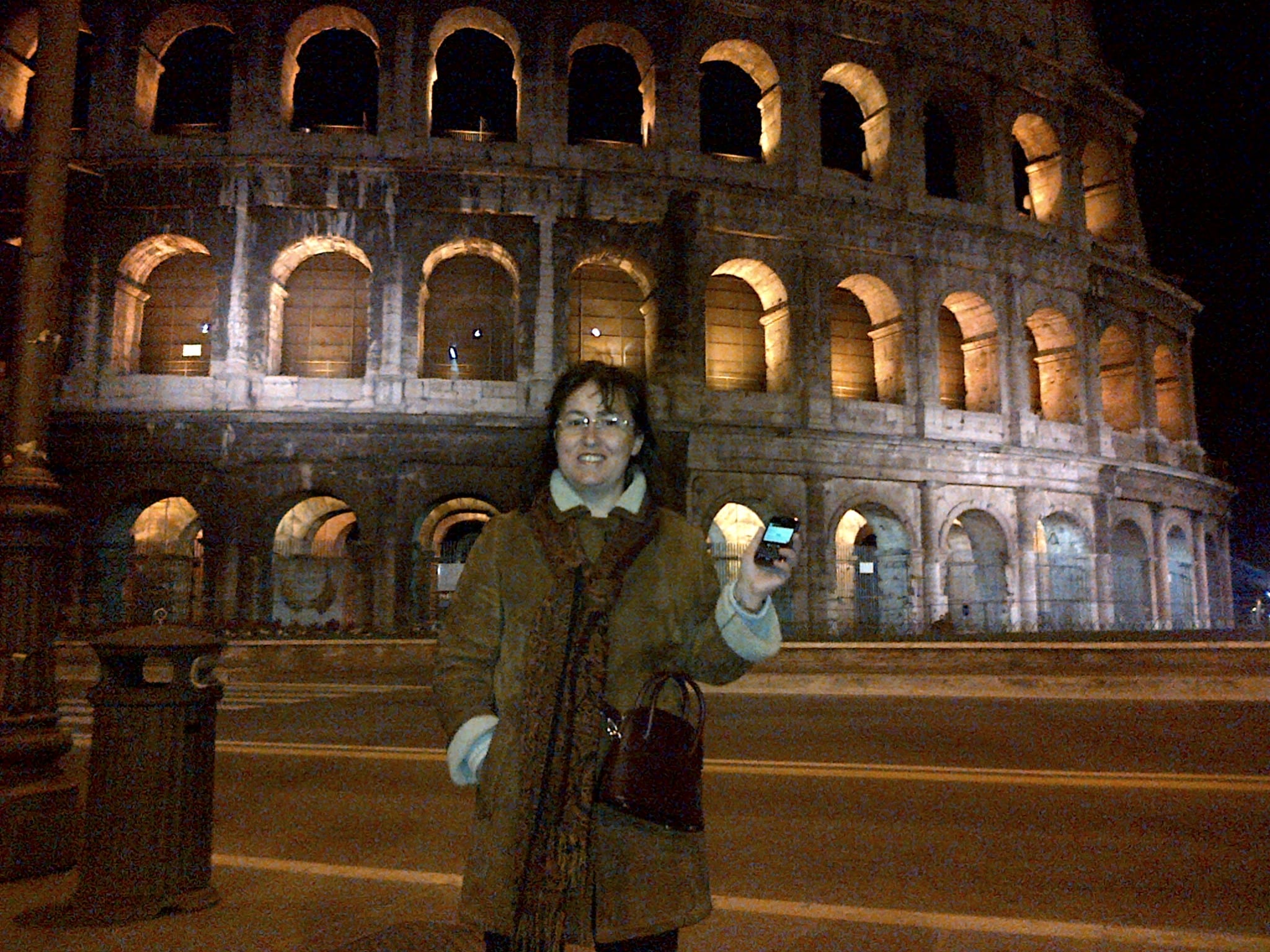 Laura Giunta Tobin in Rome Colosseum 2011