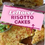 leftover risotto cake PIN