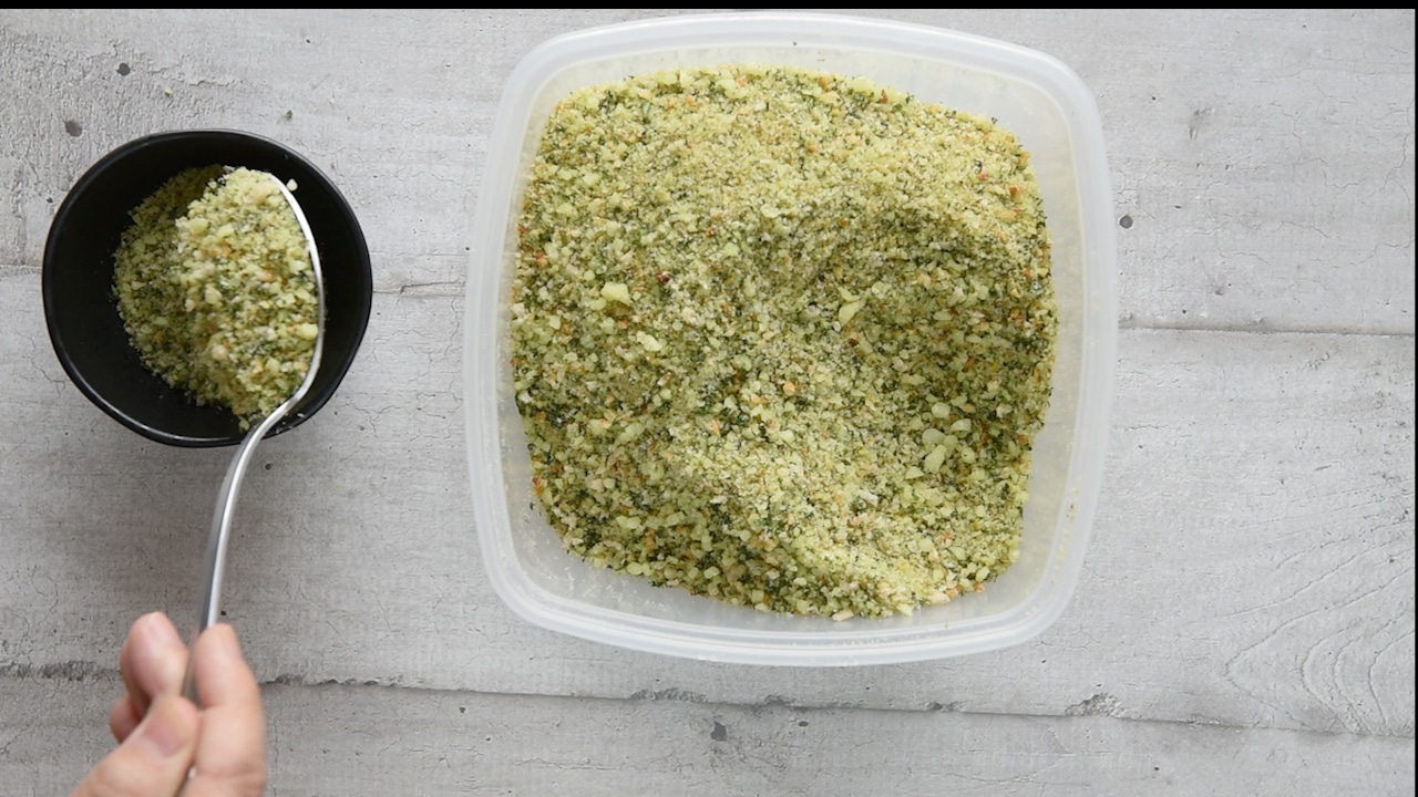 Italian flavored breadcrumbs