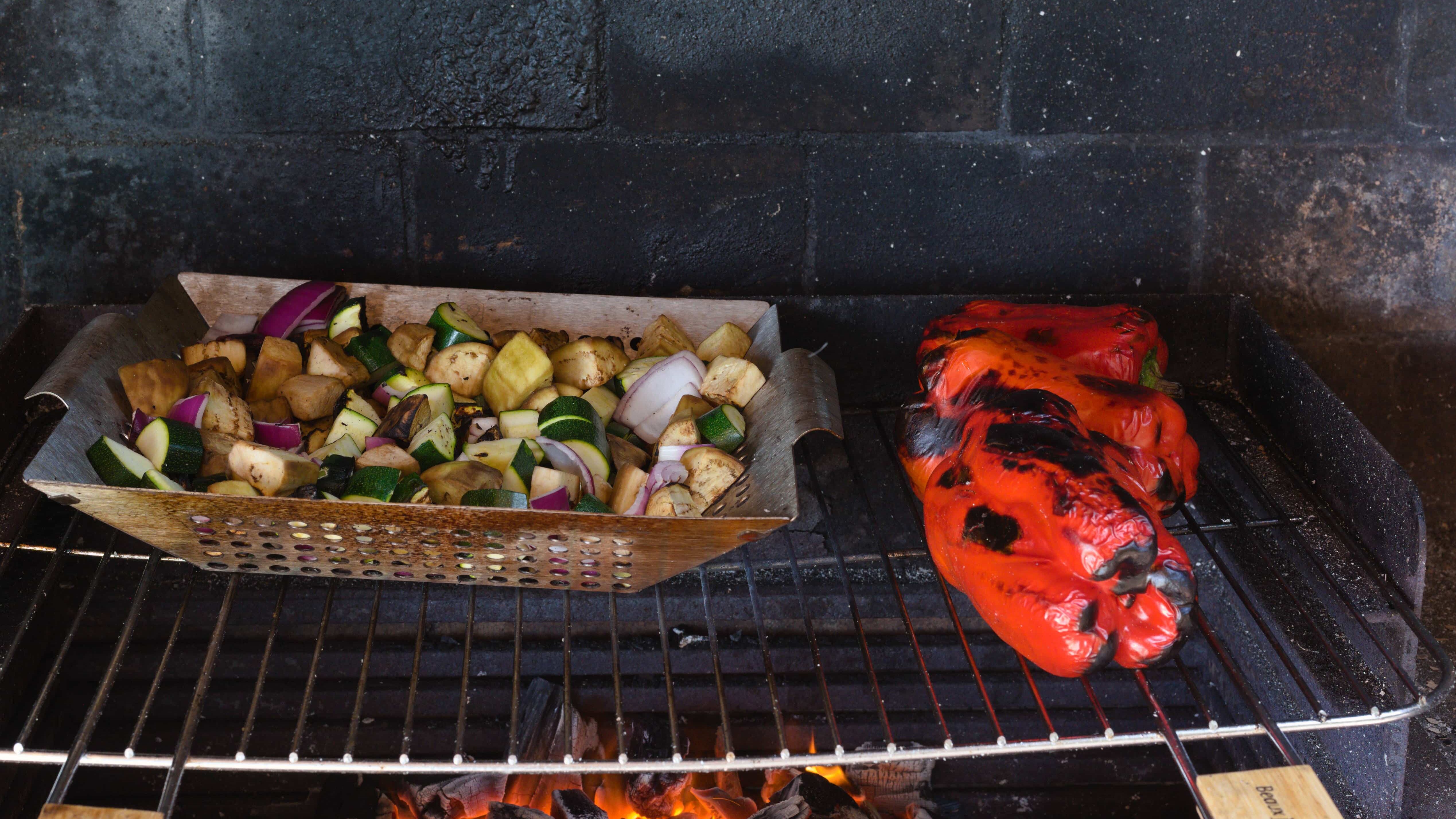 grill the vegetables