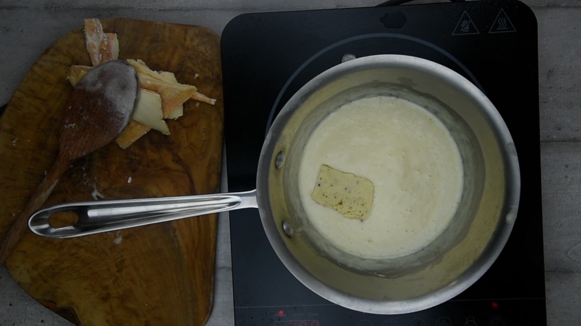 Add the truffle butter