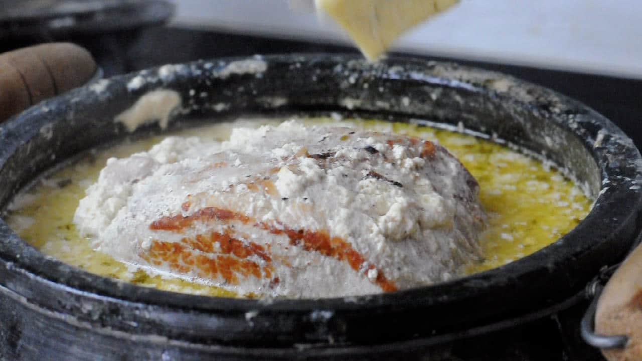 Add the truffle butter