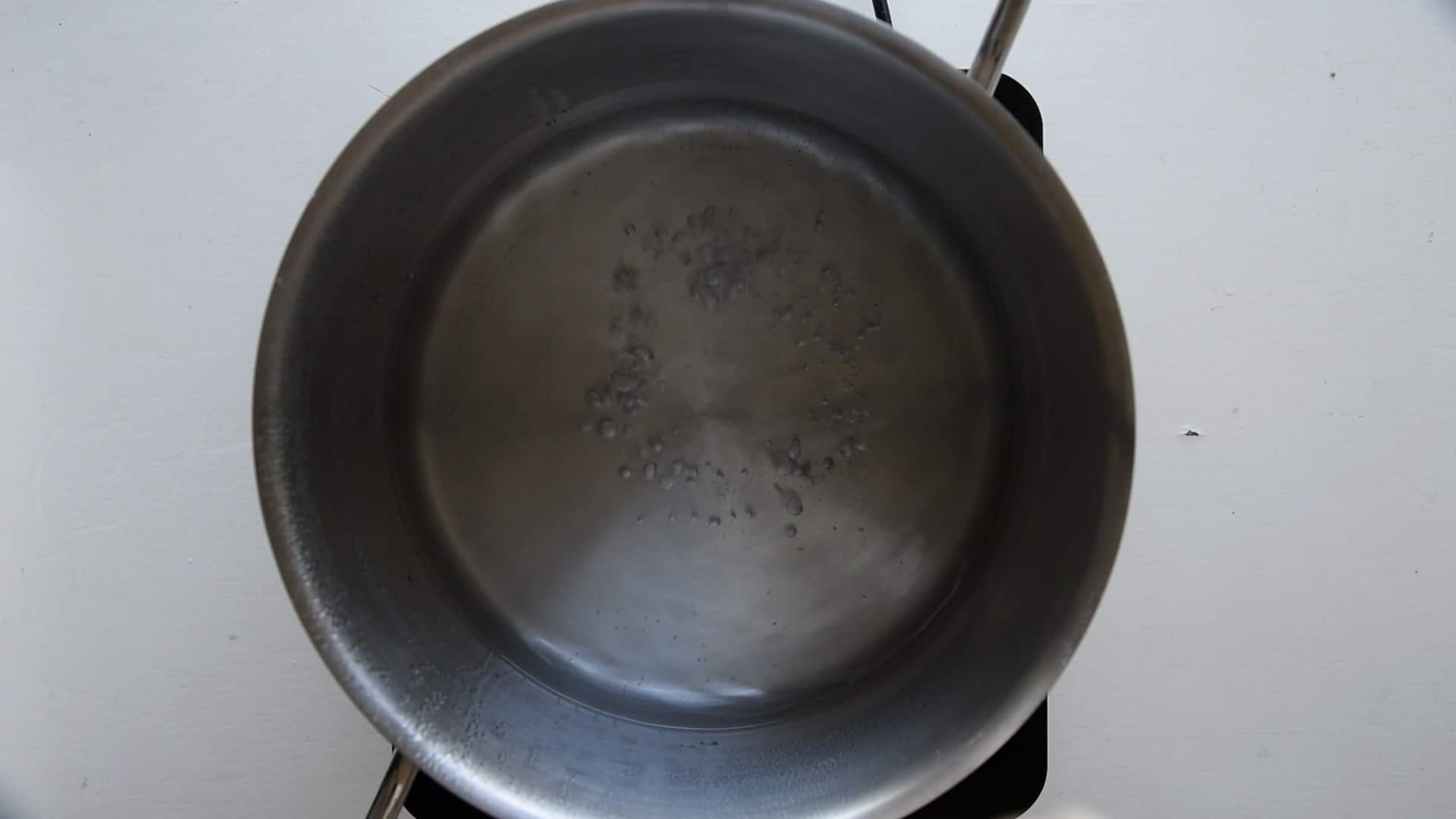 Boil the salted water