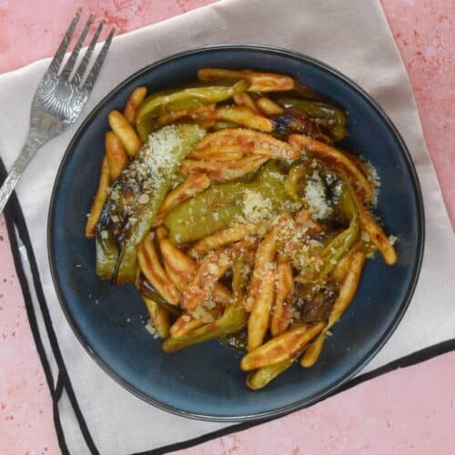 Pasta with friggitelli