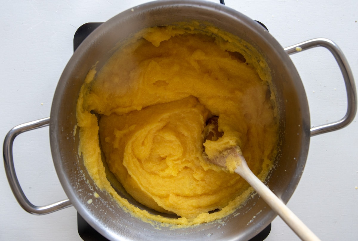 The polenta is ready