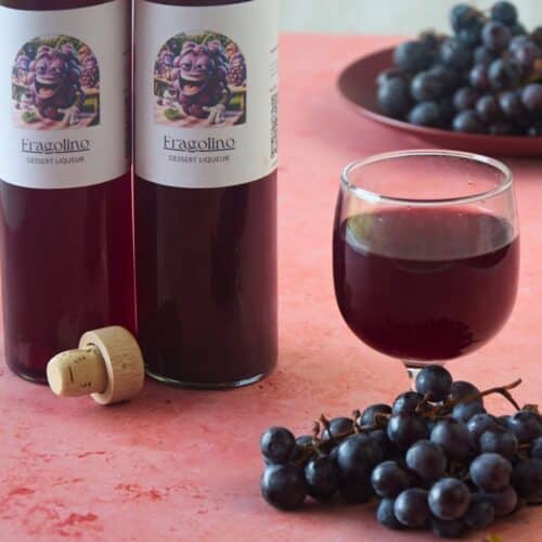 Concord grape wine Fragolino