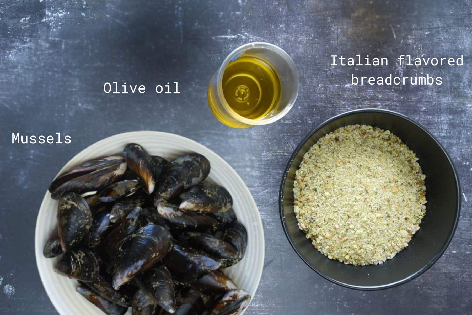 baked stuffed mussels ingredients