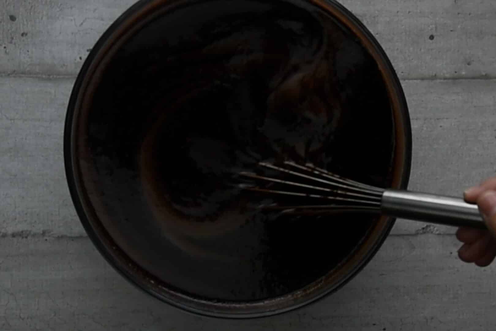 Stir the mixture vigorously