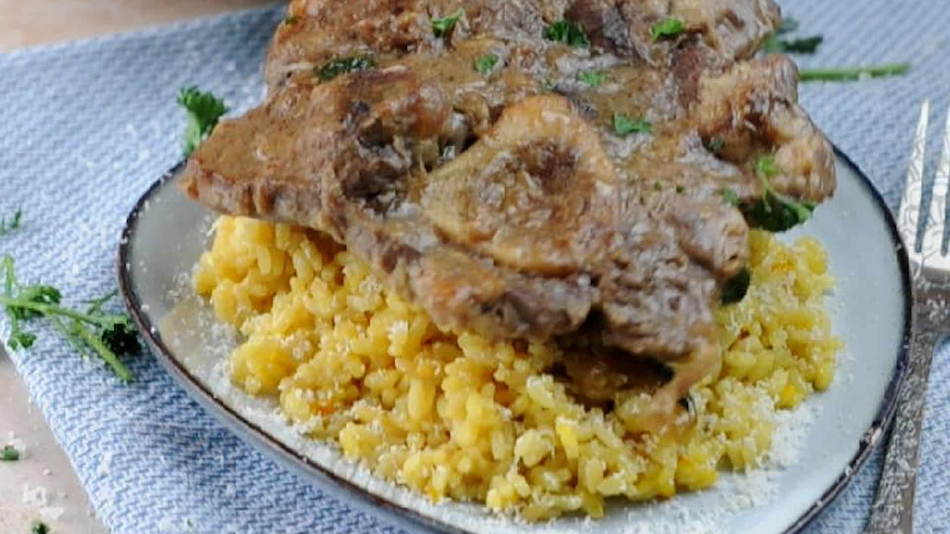 This risotto is the ideal traditional partner to Ossobuco alla Milanese.