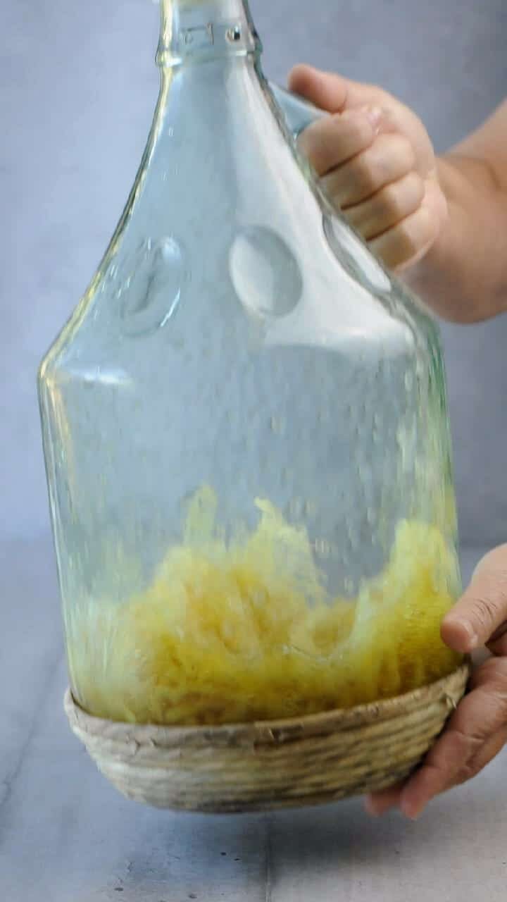 Shake the infused alcohol