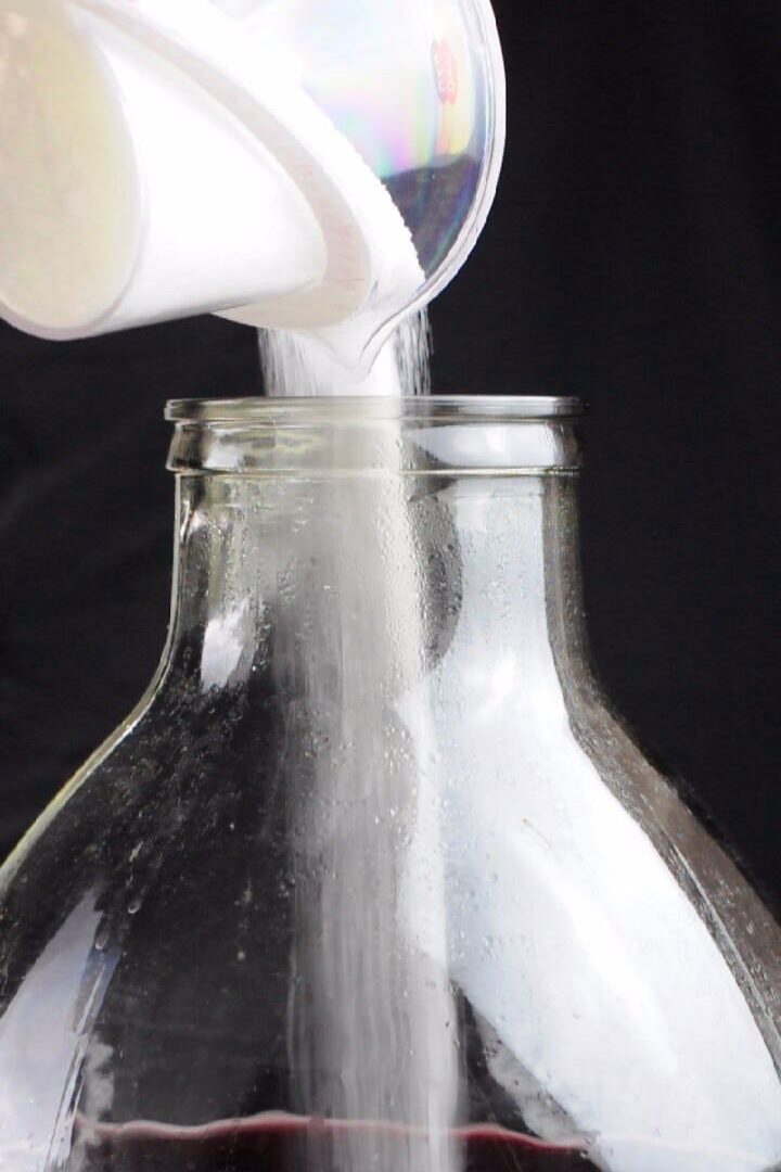 Adding more sugar to the fragolino