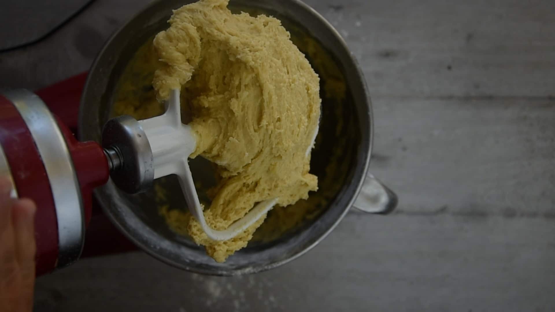 Until the dough is uniform