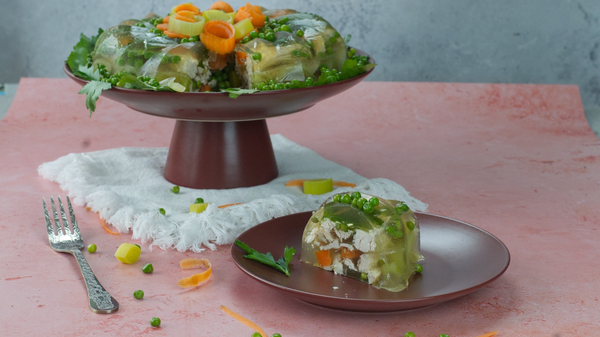 Chicken Aspic cut slice