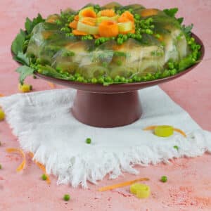 Chicken Aspic pollo in gelatina