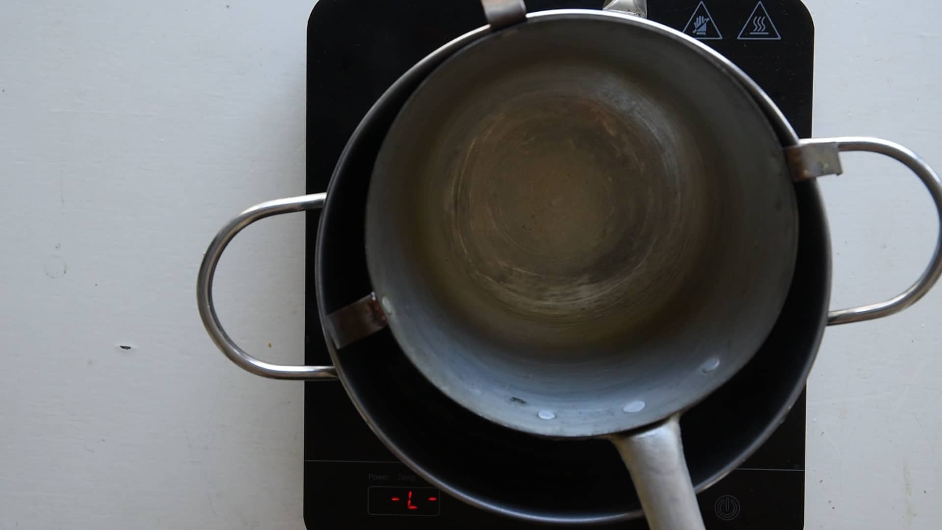 prepare a bain marie