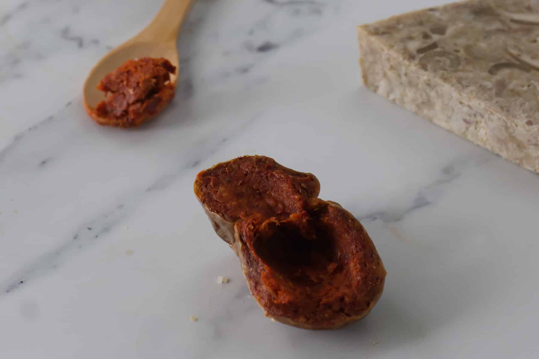 Nduja on a spoon