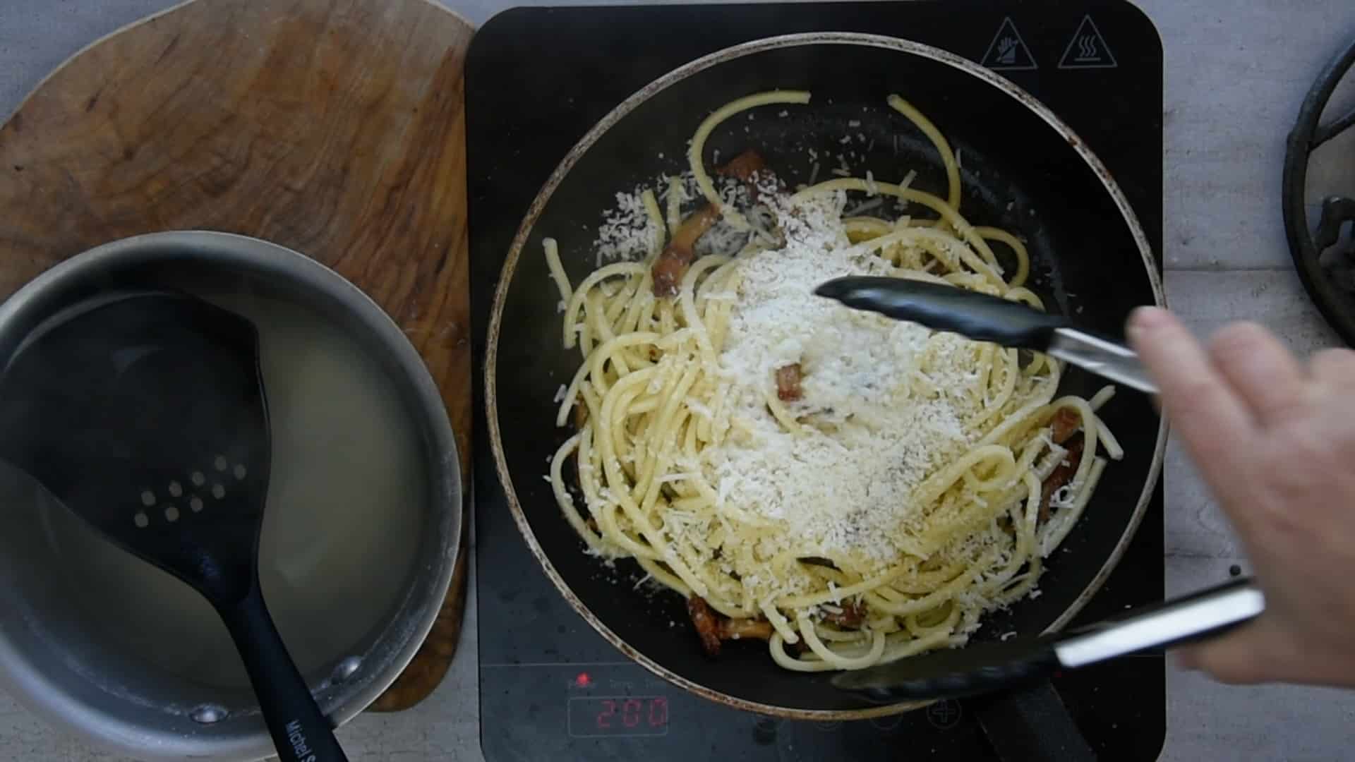 add plenty of pecorino