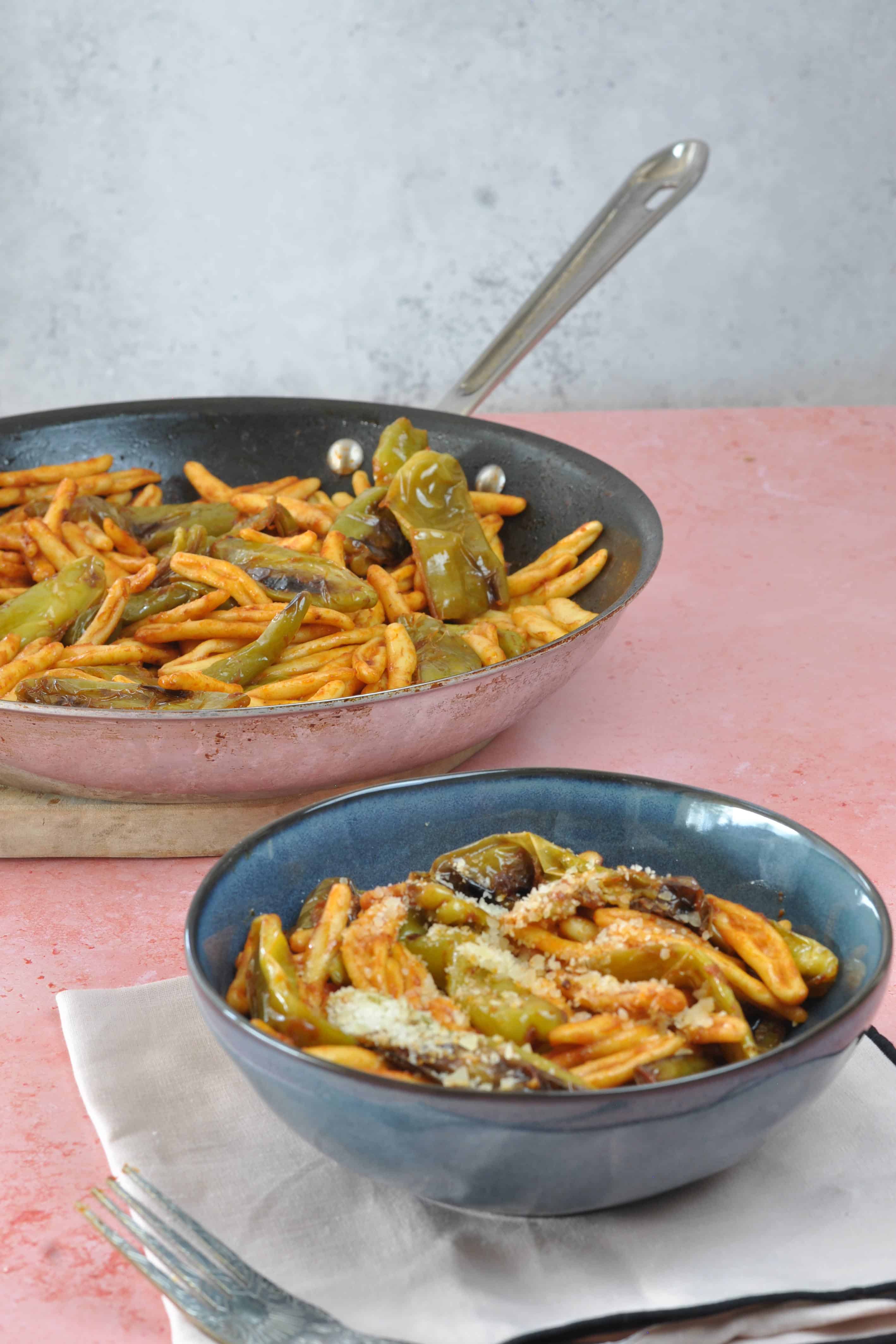 Pasta with friggitelli