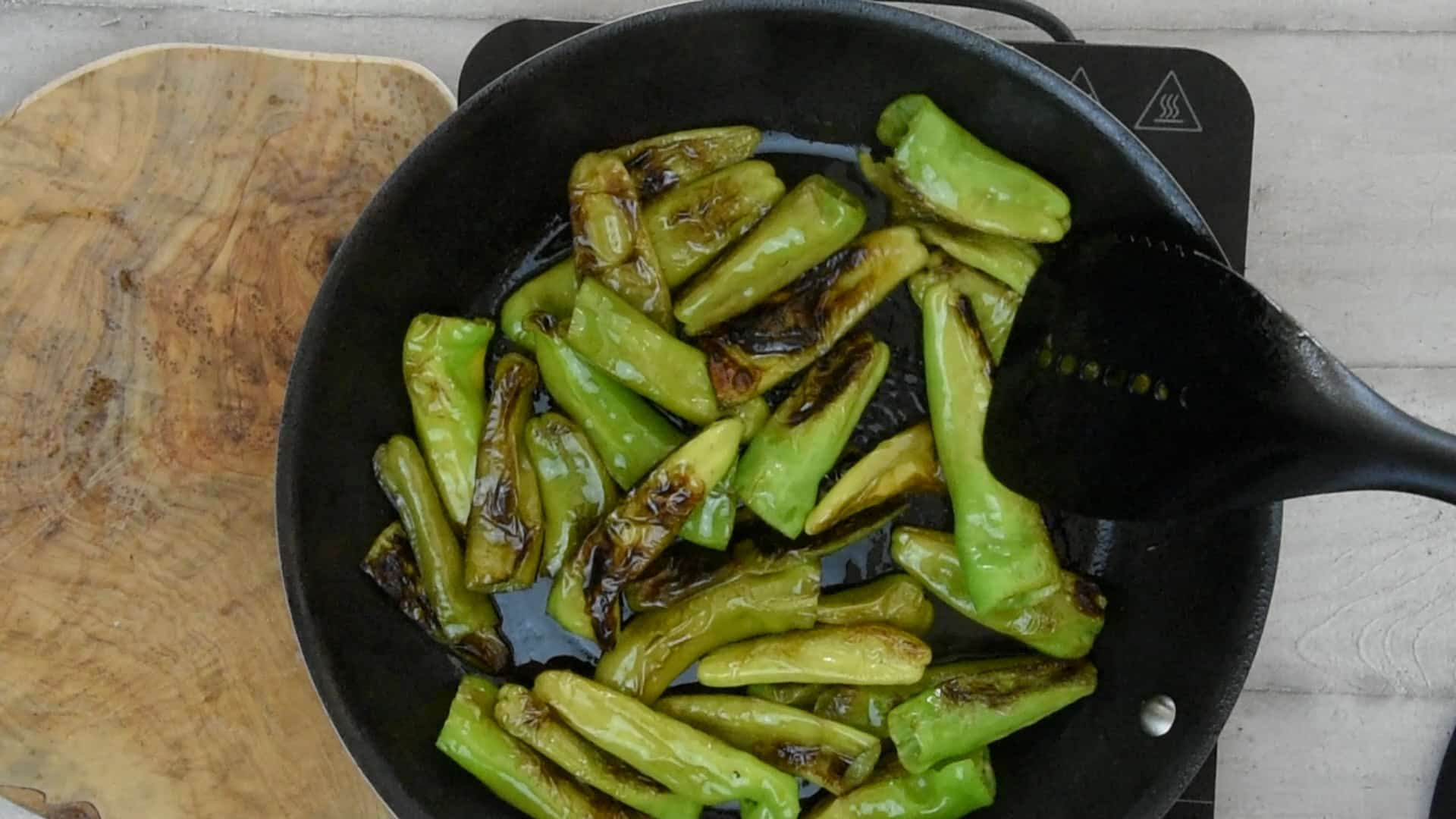 Stir fry them