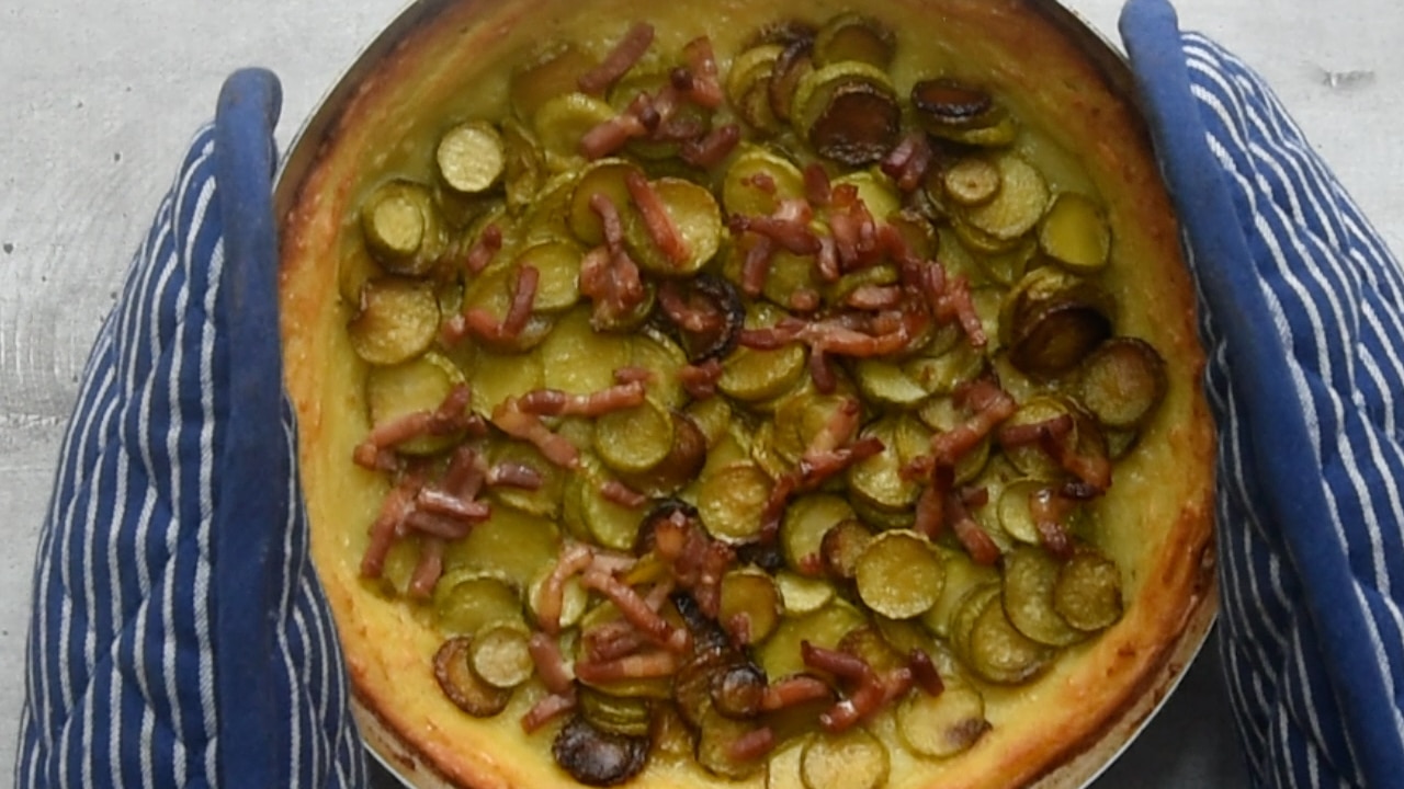 Bake the casserole