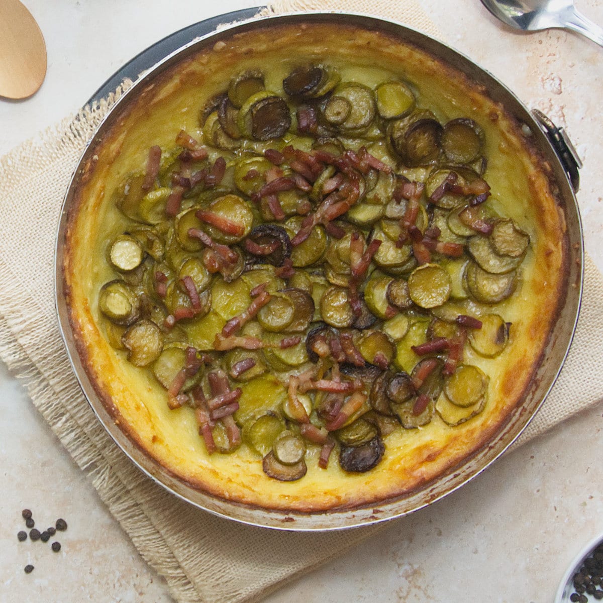 Zucchini potato casserole