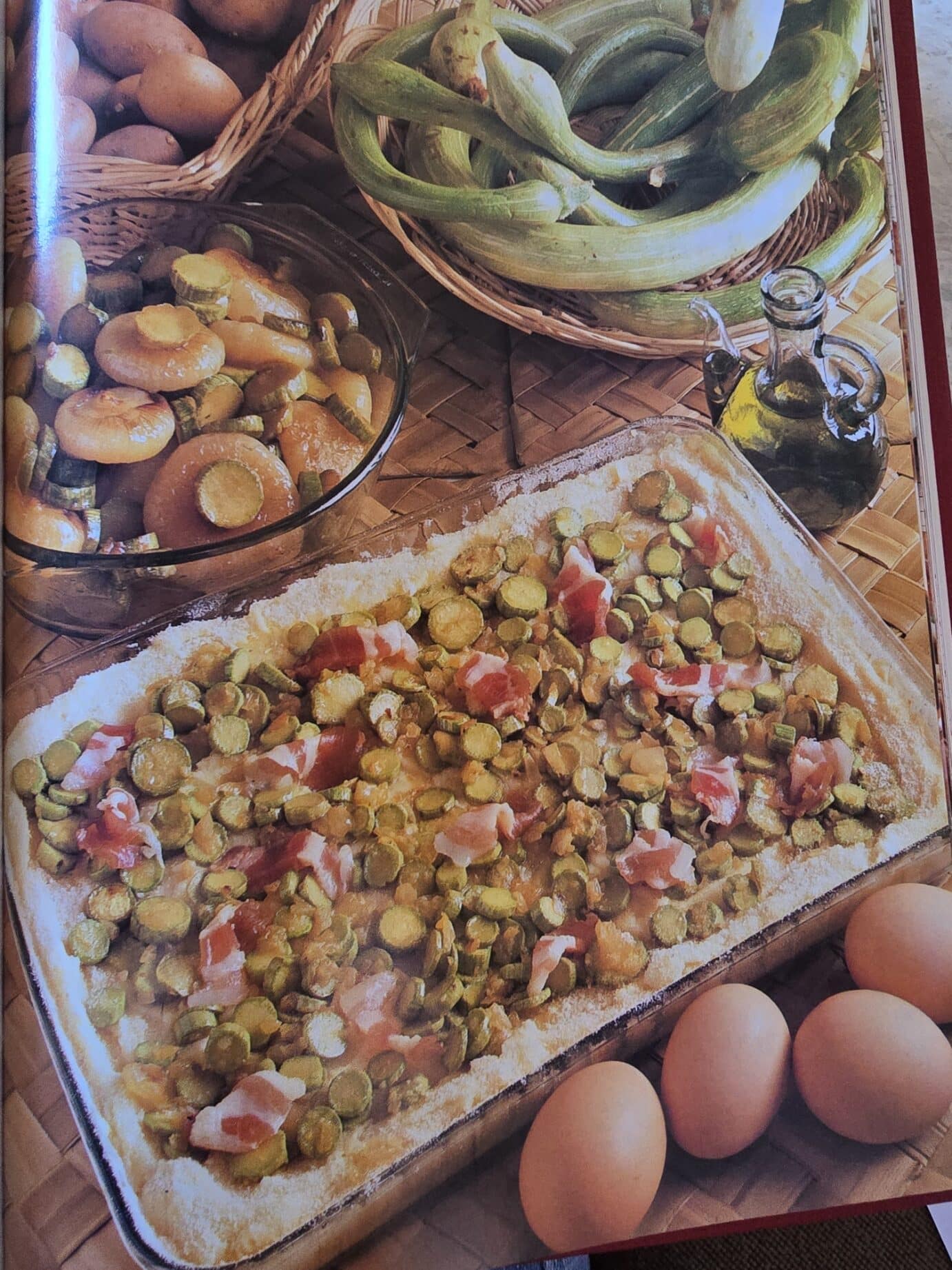 image of zucchini casserole from cucina Italiana