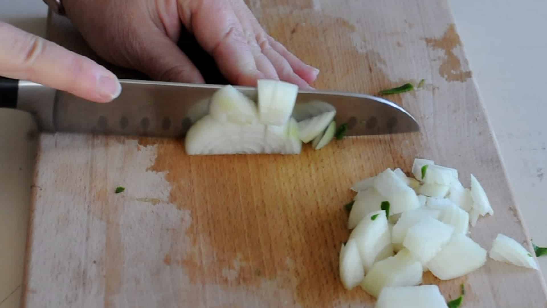 Chop the onion