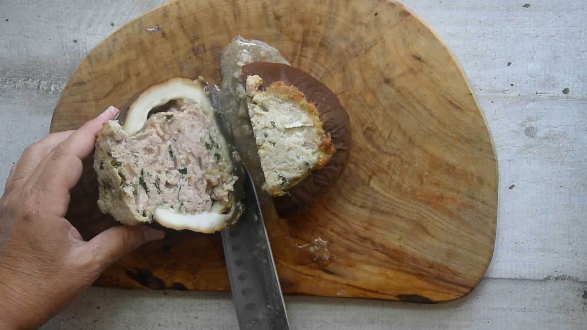 Cut them in half