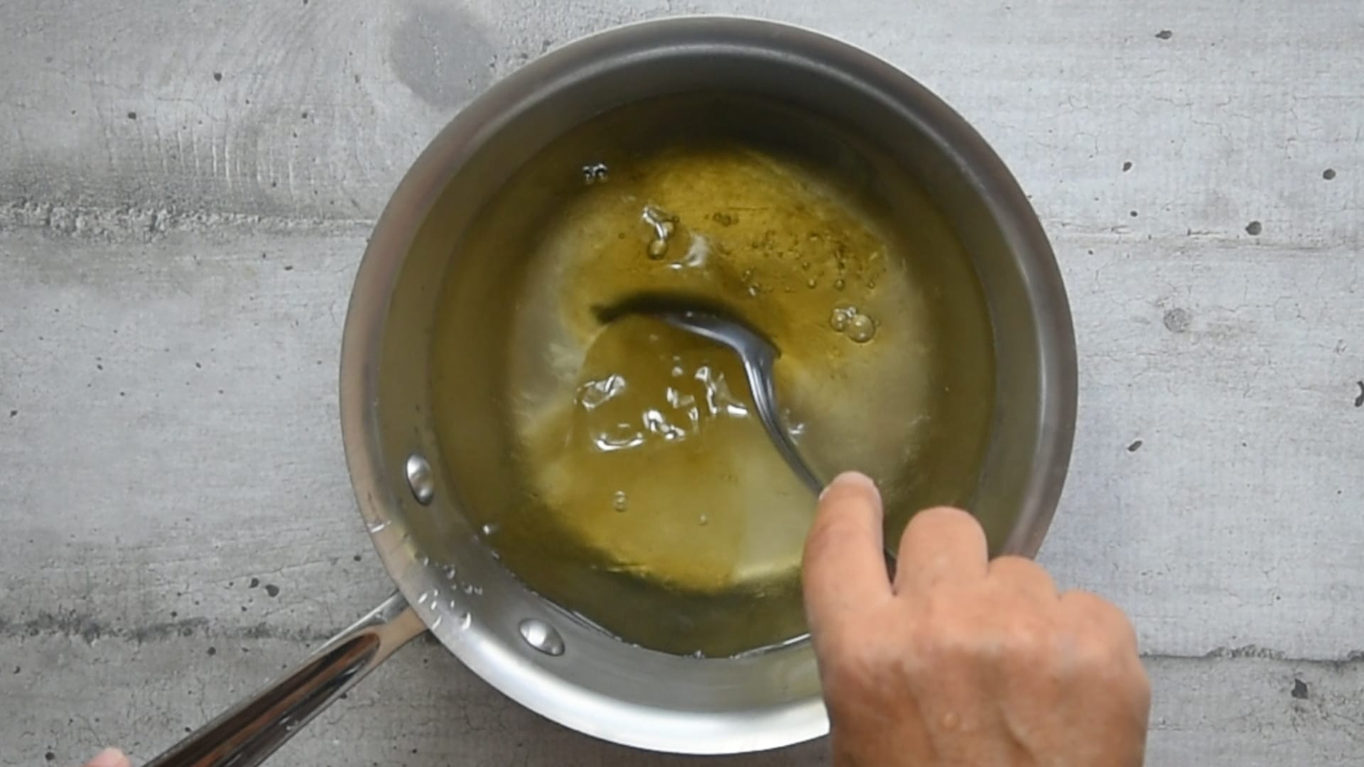 Dissolve the gelatine
