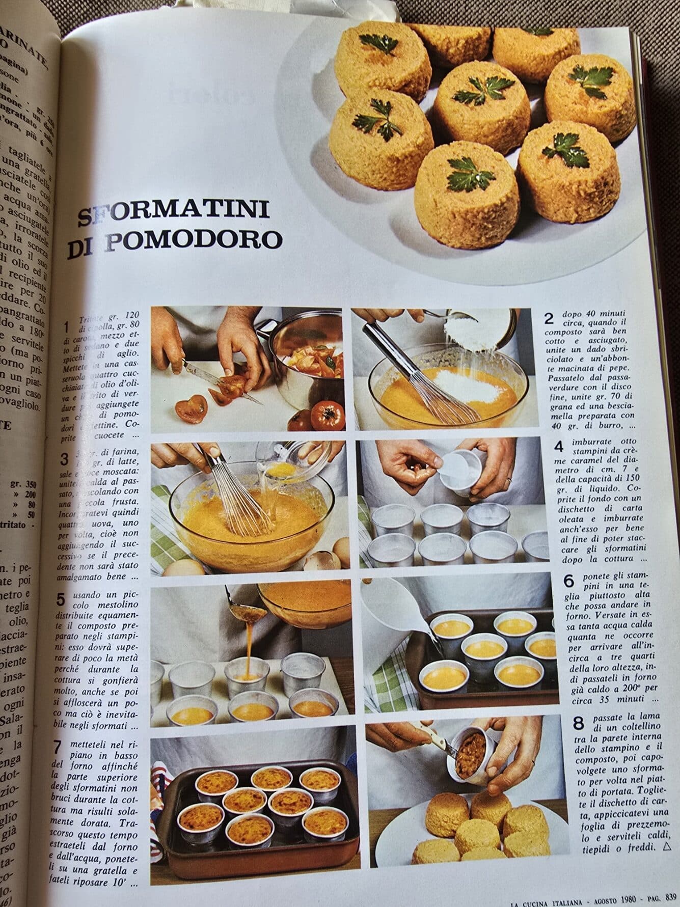 cucina italian tomato flan recipe