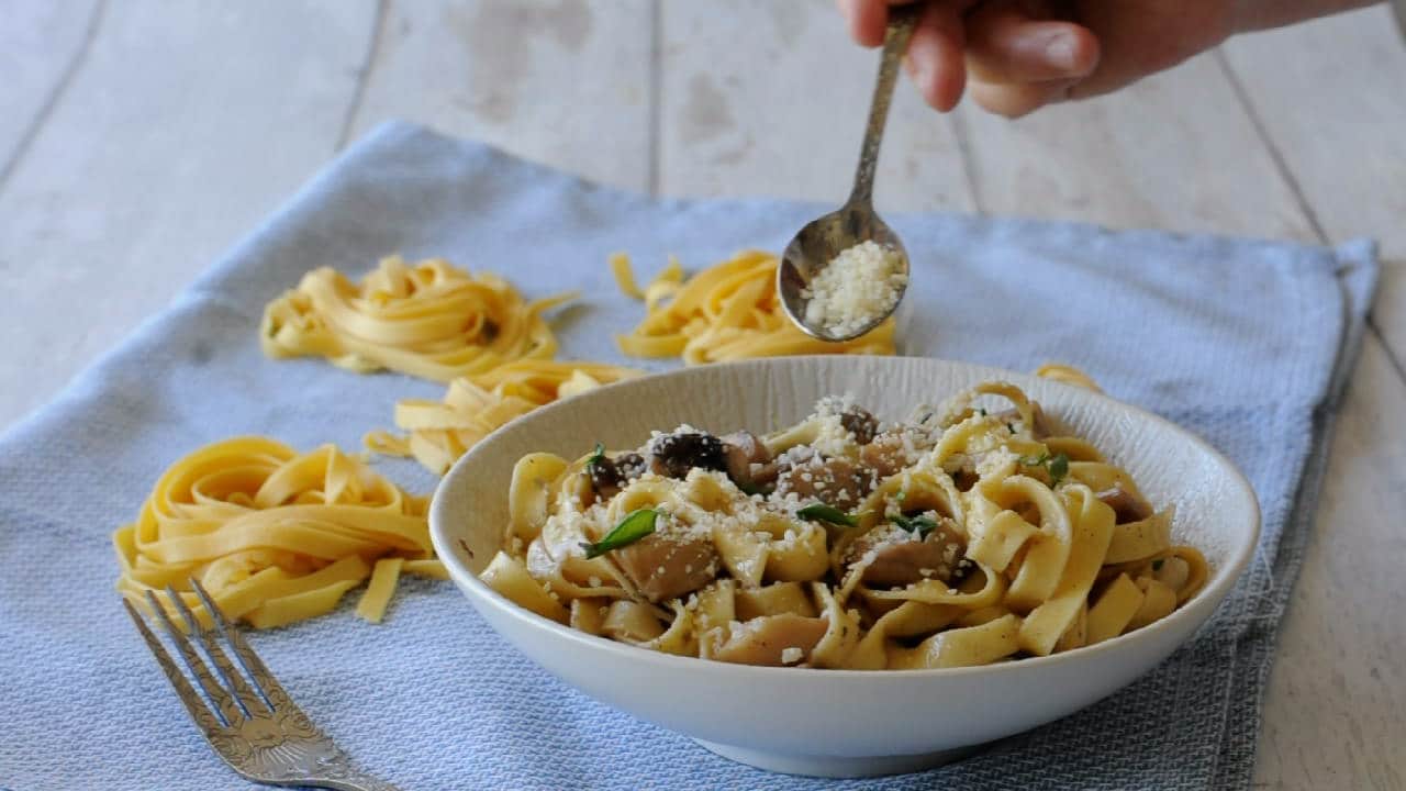 Serve with parmigiano