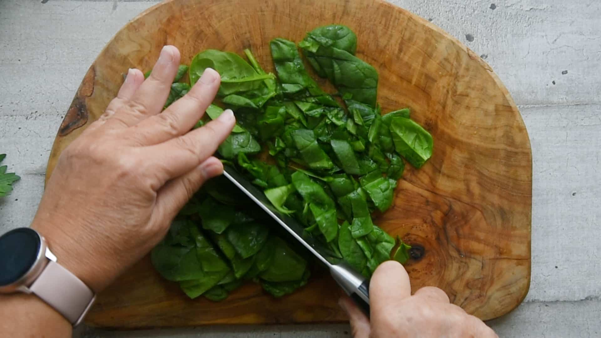 Chop the herbs