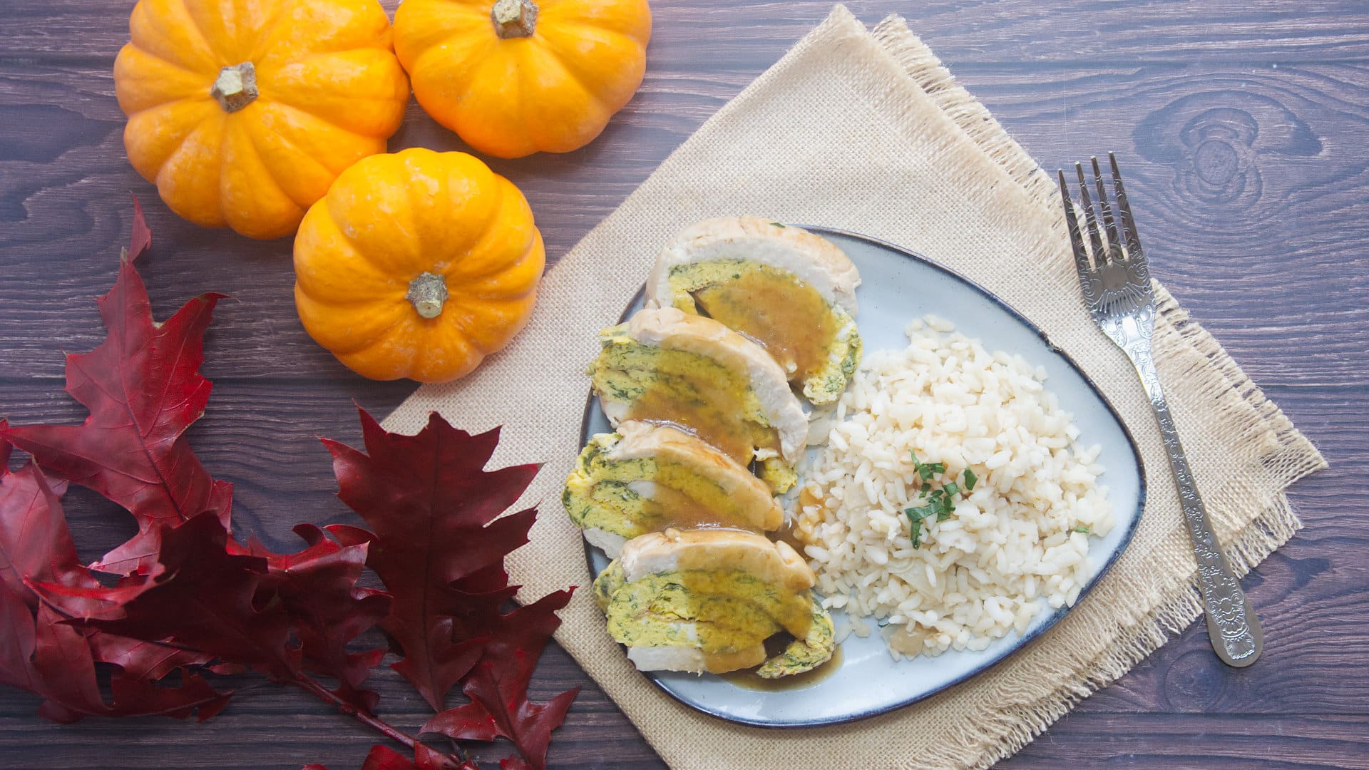 Turkey roll is a good alternative at Thanksgiving