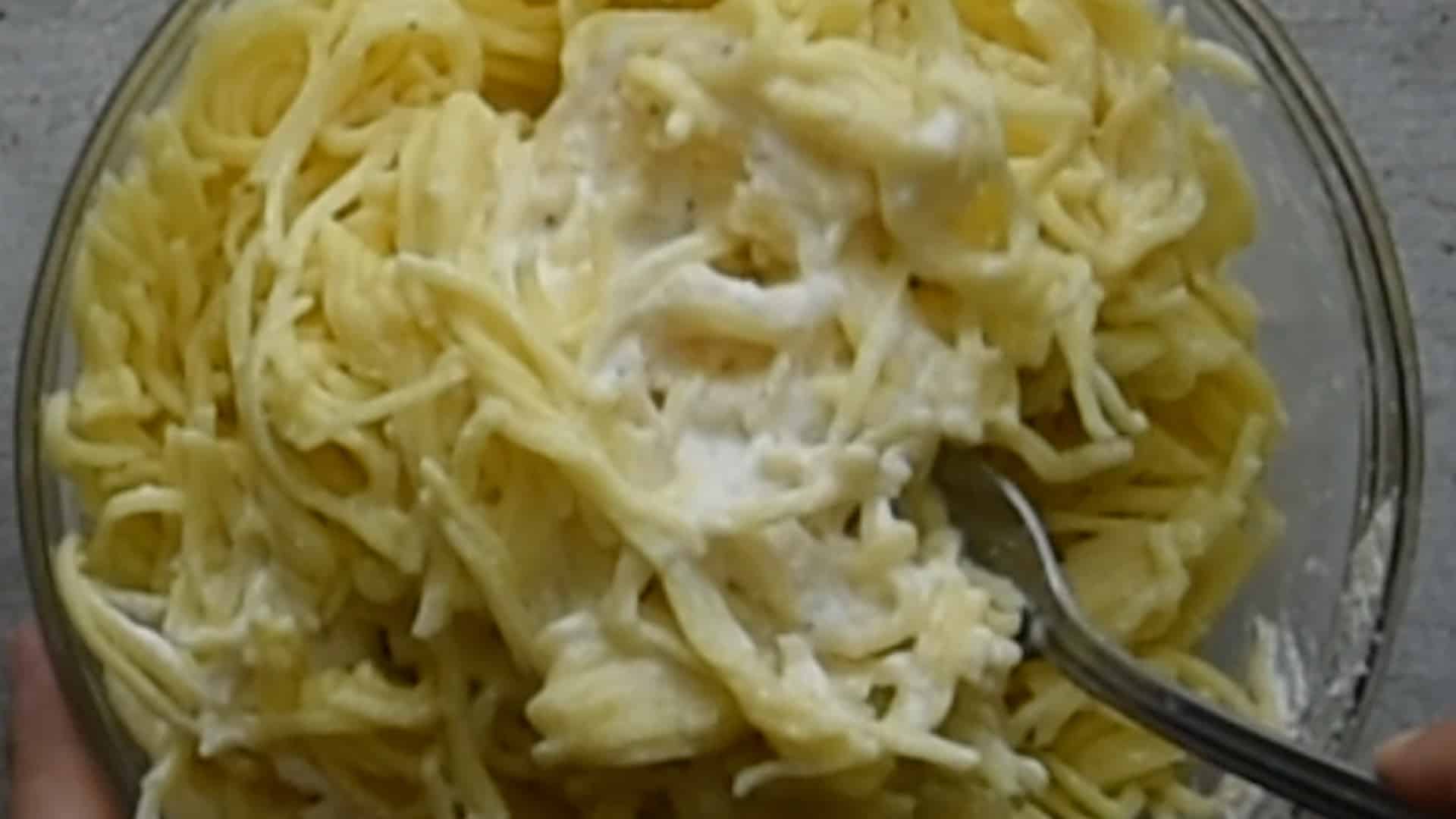 Mix them in with the sauce