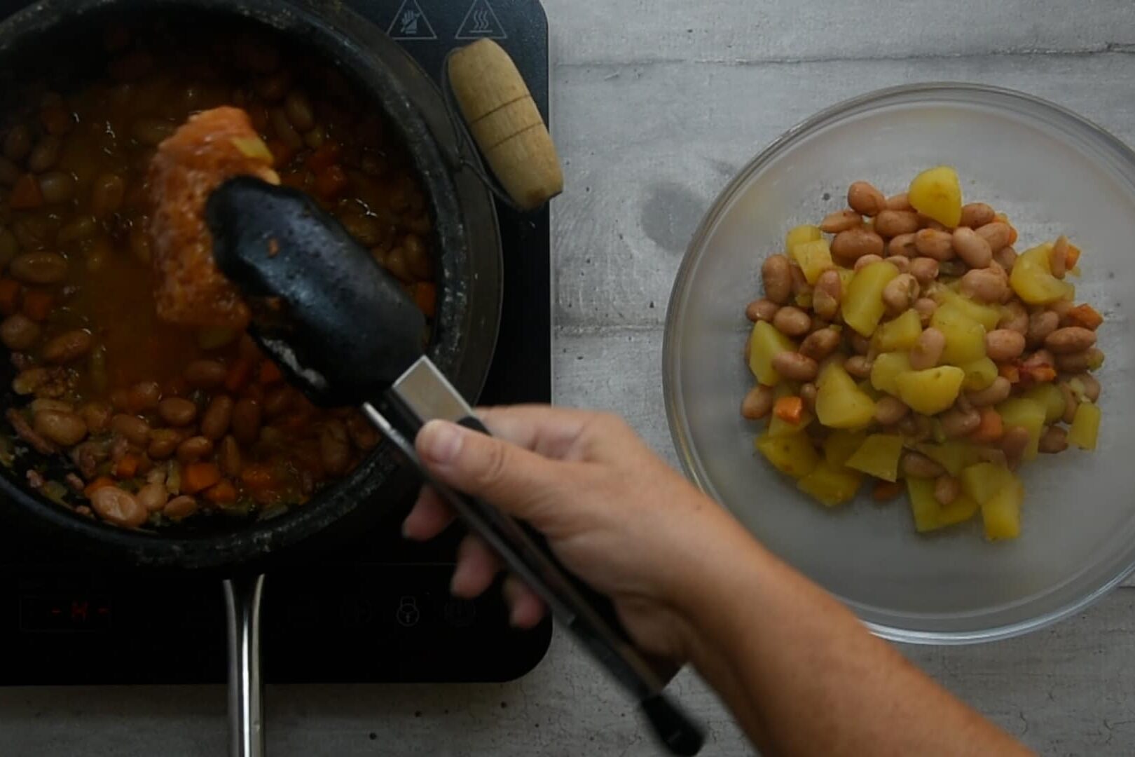 Remove the Parmesan crust.