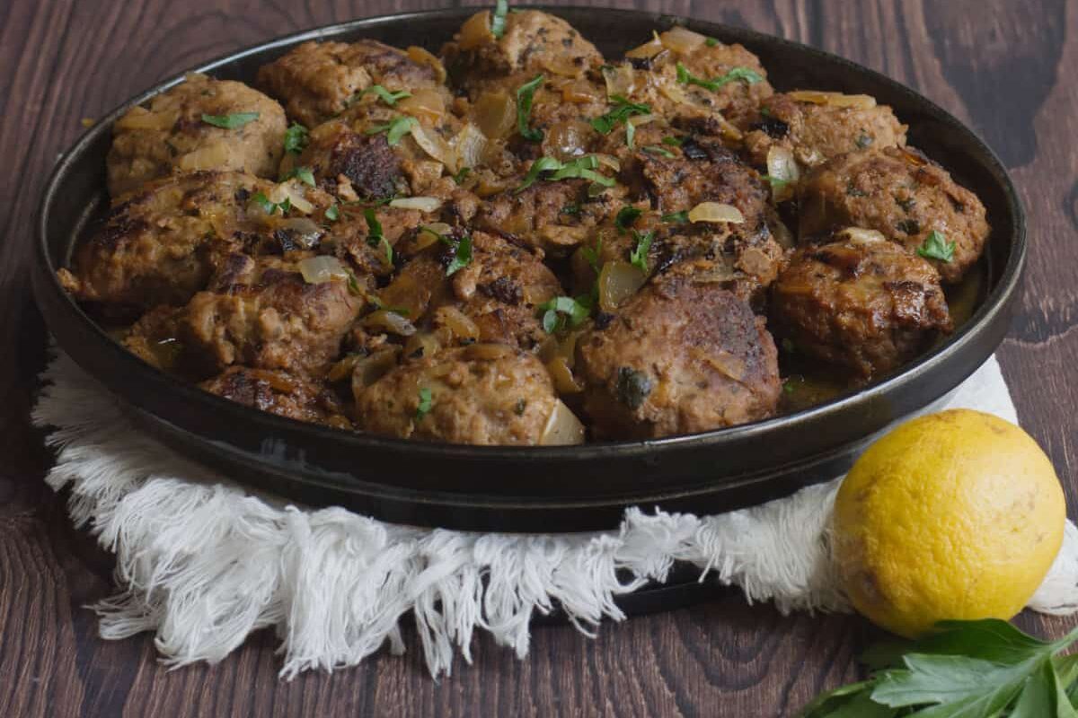 Italian Meatballs Without Tomato Sauce