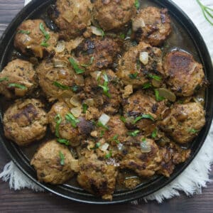 Italian Meatballs Without Tomato Sauce